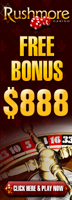 Rushmore Online Casino - Get $888 Free Bonus